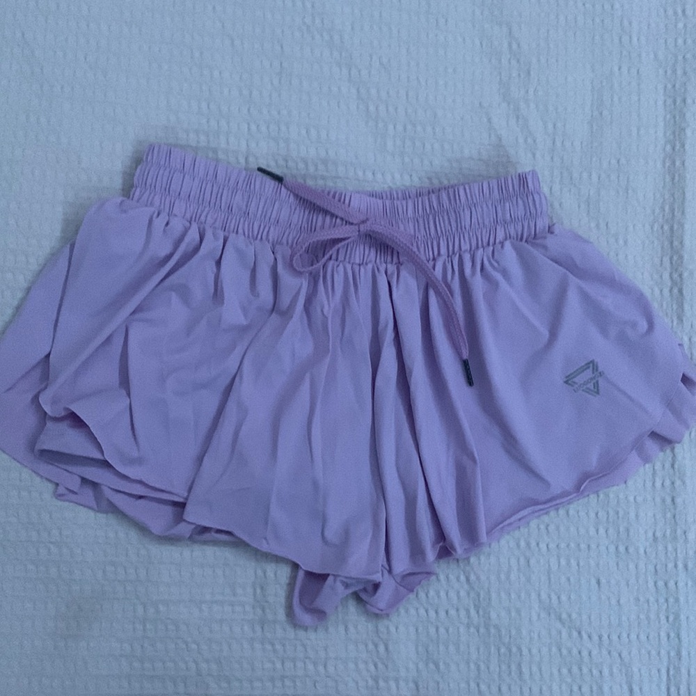 Purple Amazon flowy shorts
